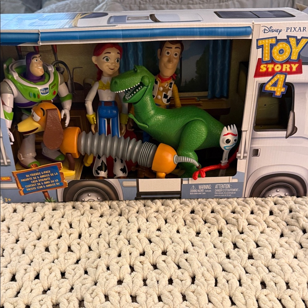 Disney Toy Story Figure Set - Red, Yellow, Blue, Green, White, Purple, Brown - Picture 3 of 3